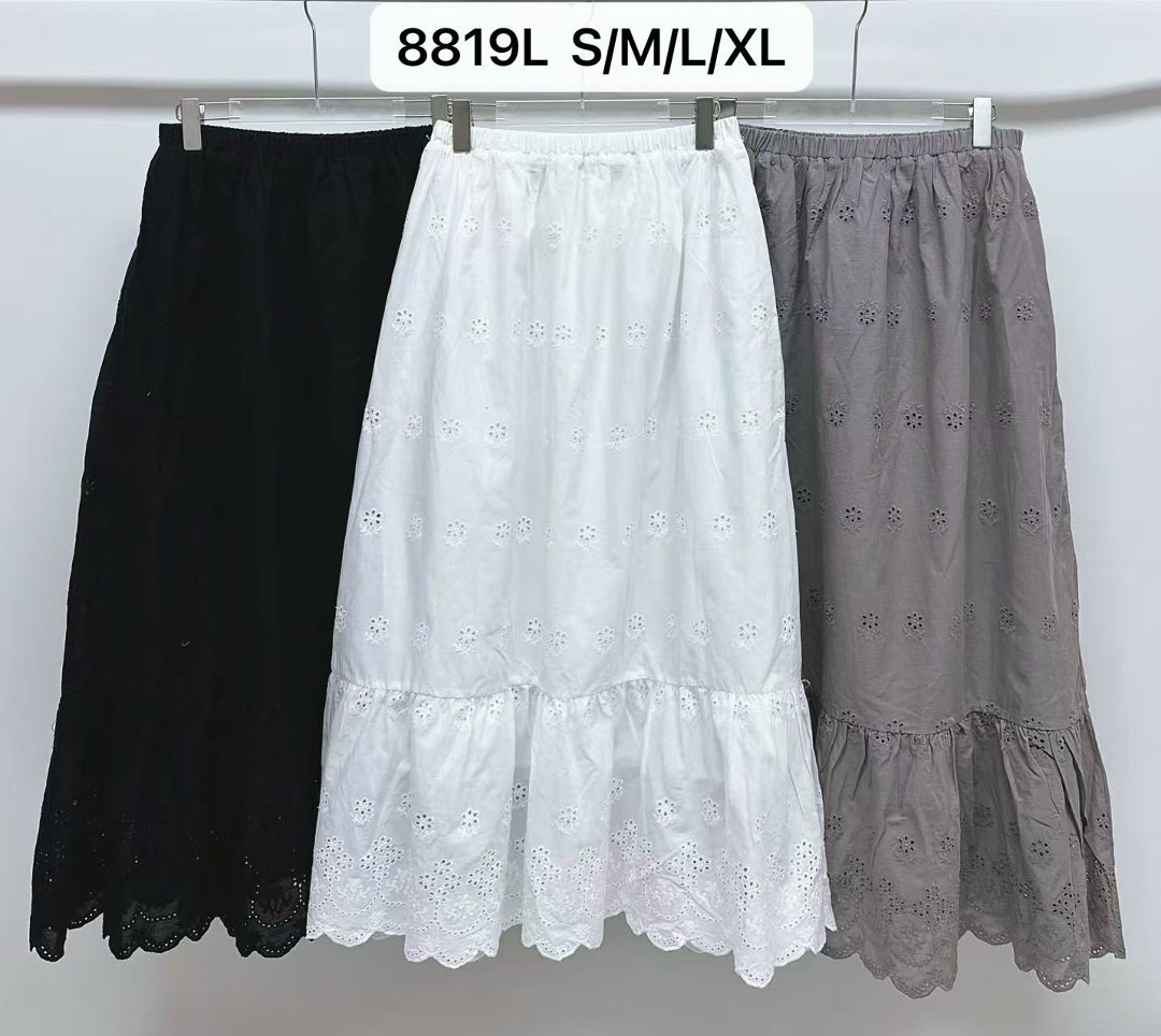 юбка из хлопка,юбка с вышивкой,кружевная юбка,хлопковая юбка,женская длинная юбка с вышивкой