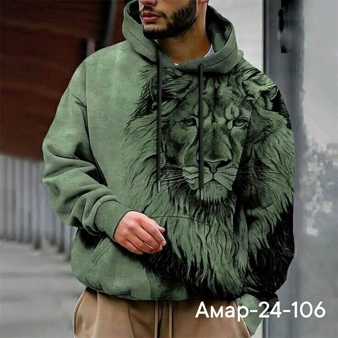мужская толстовка с капюшоном и принтом в виде льва,мужская модная толстовка с капюшоном с принтом льва в стиле 3d,мужская толстовка с капюшоном и принтом льва,мужская модная толстовка с капюшоном с г