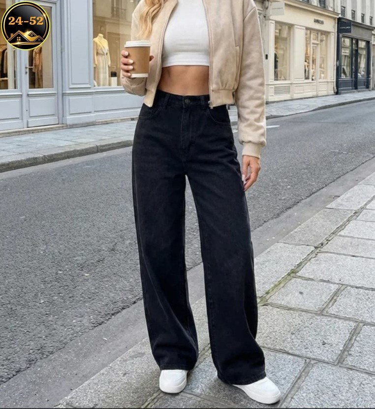 джинсы женские широкие,джинсы черные широкие,джинсы женские,джинсы брюки,джинсы трубы широкие женские