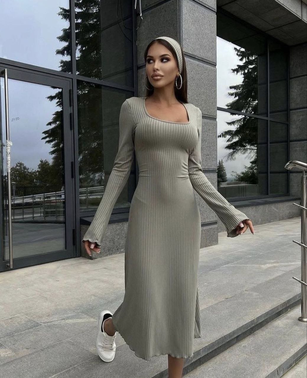 платье женское шоколадное платье-лапша повседневный длинный в рубчик,длинное платье женское трикотажное коричневое,платье женское коричневое,платье лапша monro цвет коричневый,платье лапша длинное на