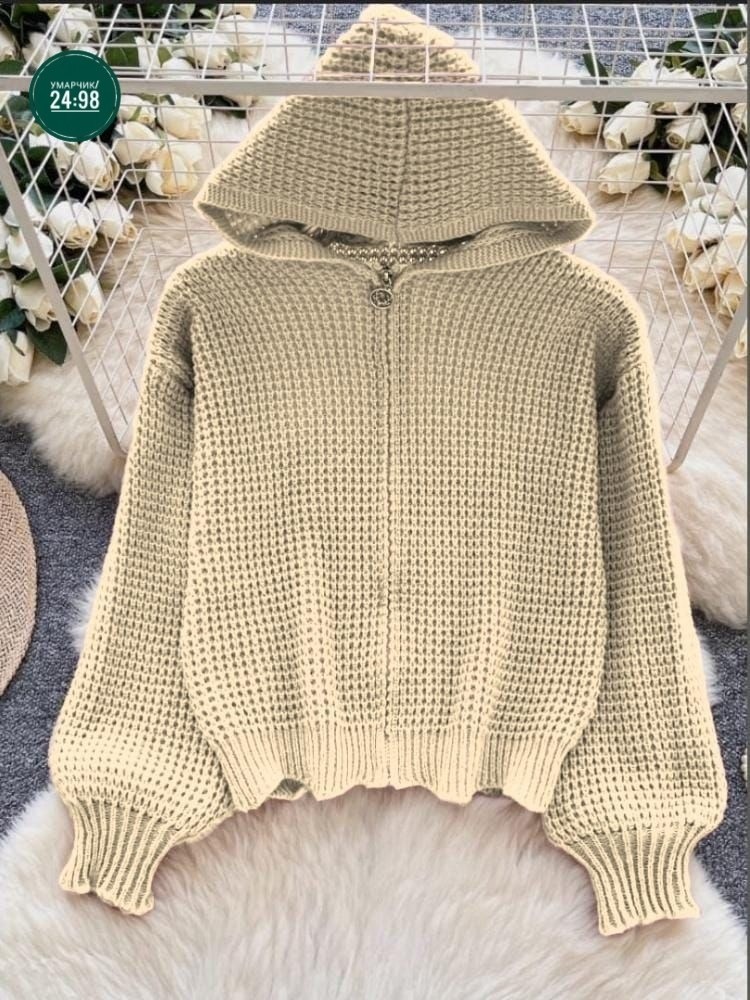 женский вязаный кардиган с капюшоном,женский вязаный кардиган,вязаная кофта,кардиган кофта,кофта женская
