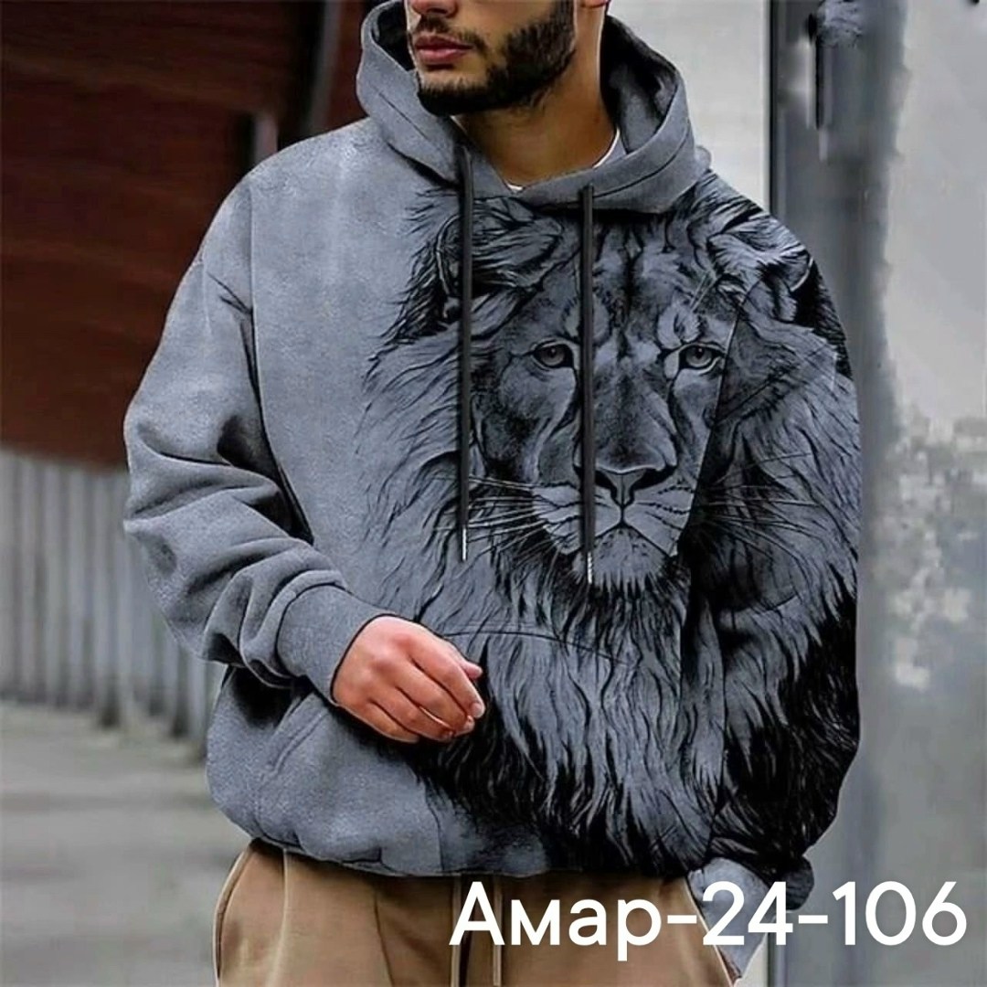 мужская толстовка с капюшоном и принтом в виде льва,мужская модная толстовка с капюшоном с принтом льва в стиле 3d,мужская толстовка с капюшоном и принтом льва,мужская модная толстовка с капюшоном с г