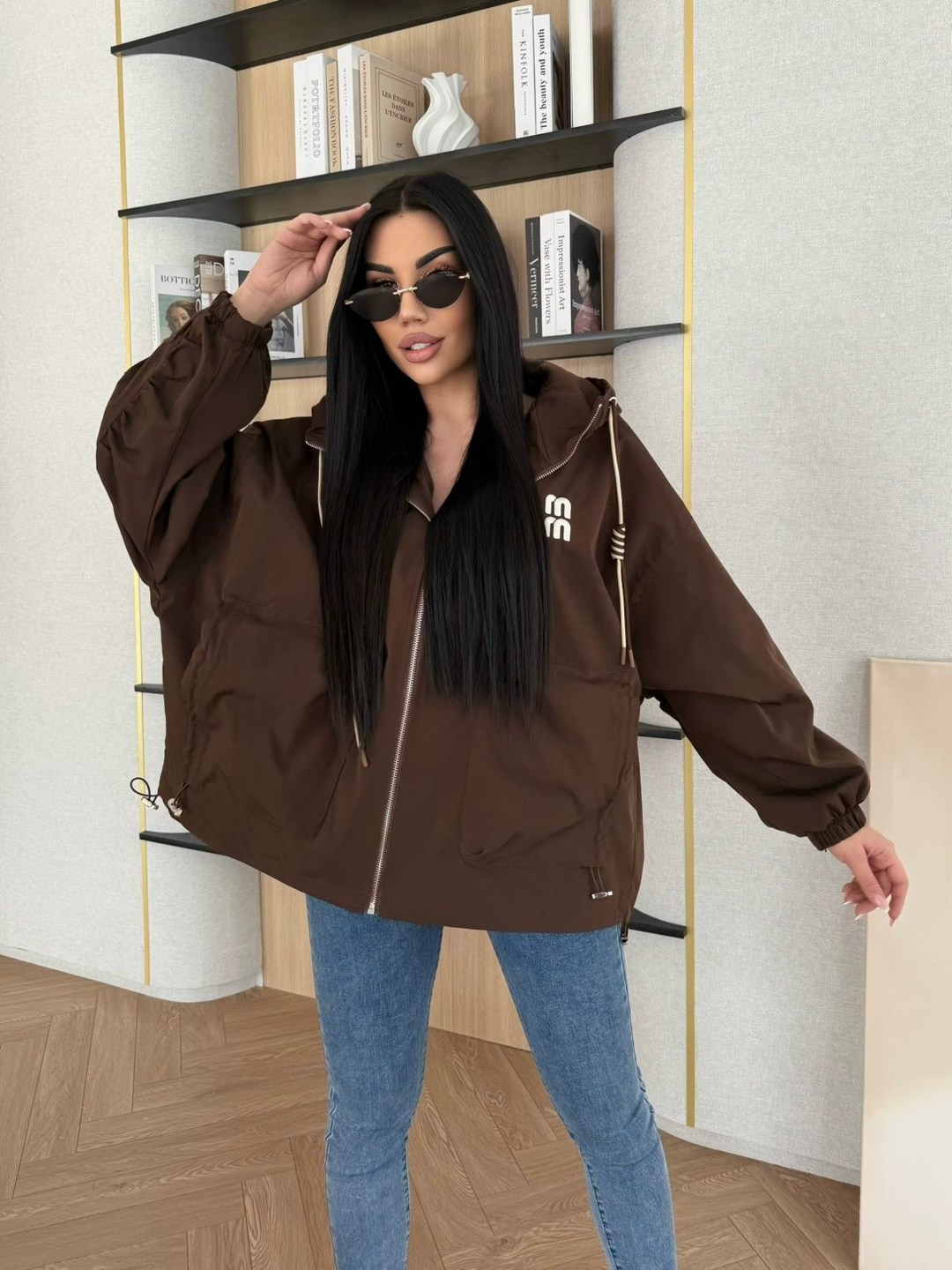 куртка женская,ветровка женская,бомбер утепленный с капюшоном оверсайз sondi,куртка бомбер,куртка женская демисезонная