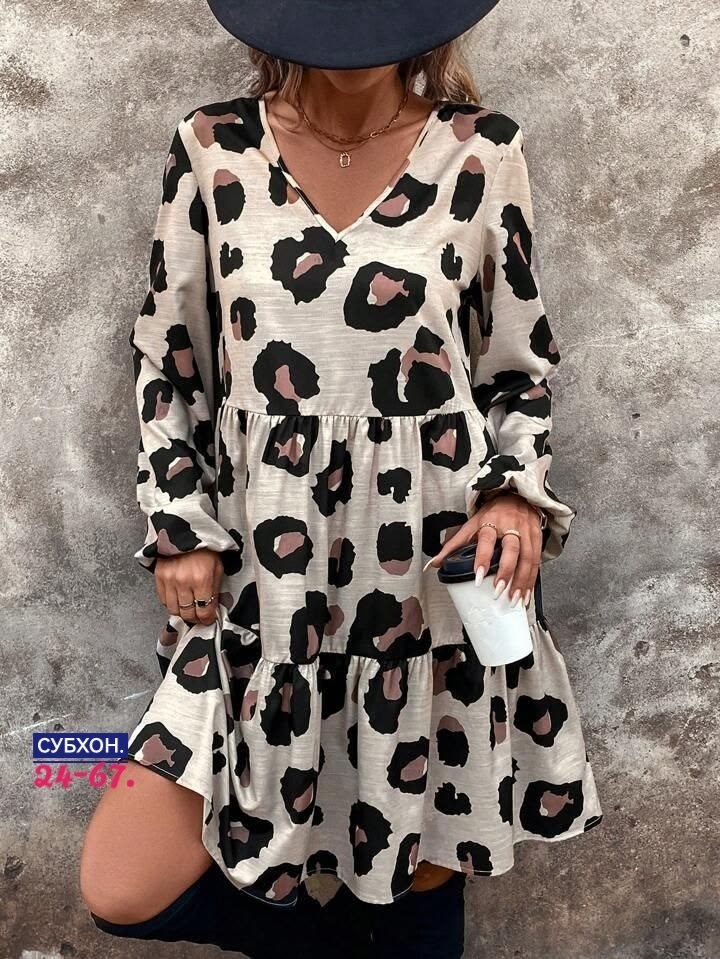 платье с леопардовым принтом,платье женская,платье туника,леопардовые платья,стильное платье