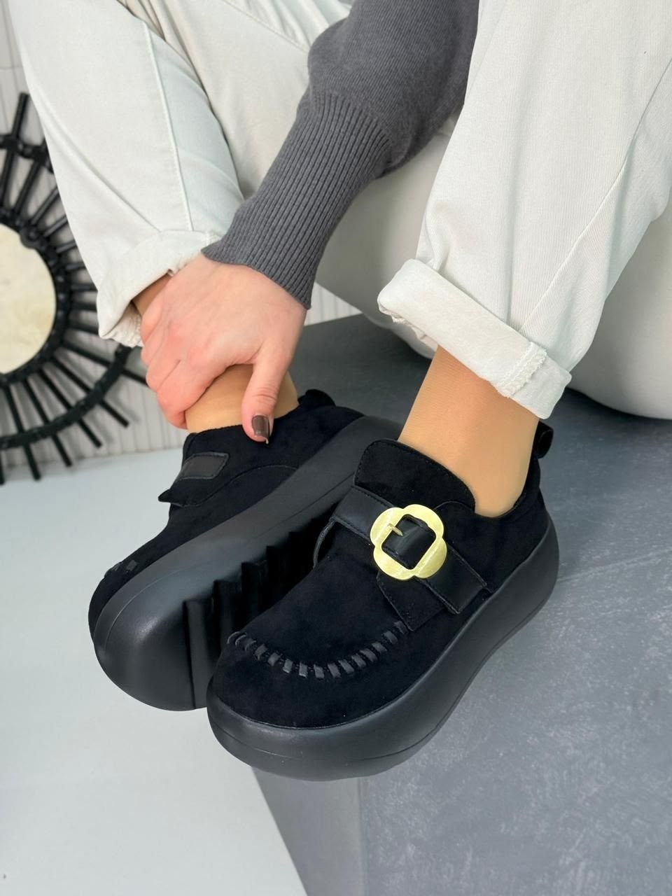 повседневные,туфли на плоской подошве,,женские туфли на плоской подошве, на плоской подошве