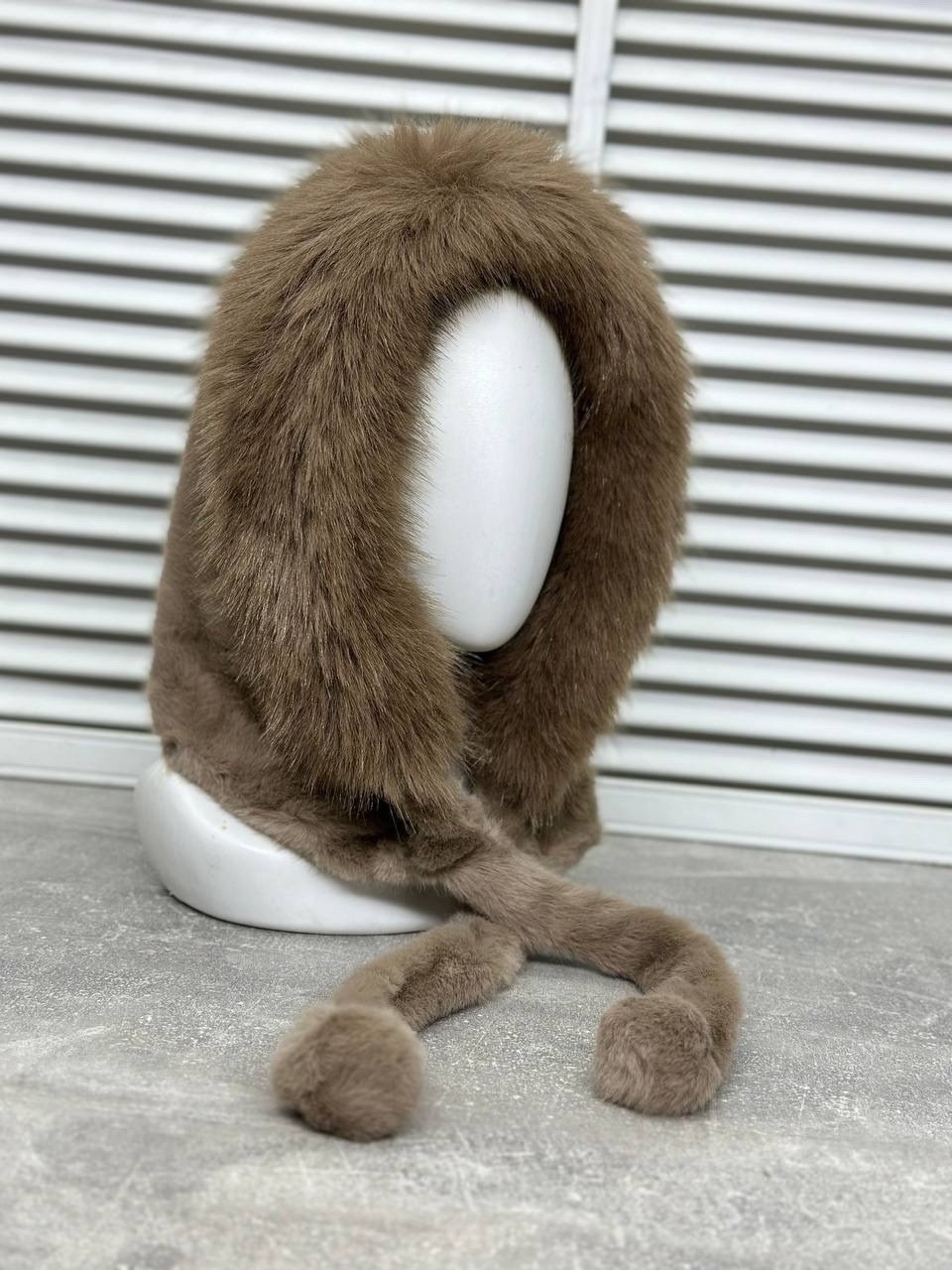 женская меховая шапка капор зима белый,шапка капор женская,шапка капор,шапка меховая женская,женские меховые