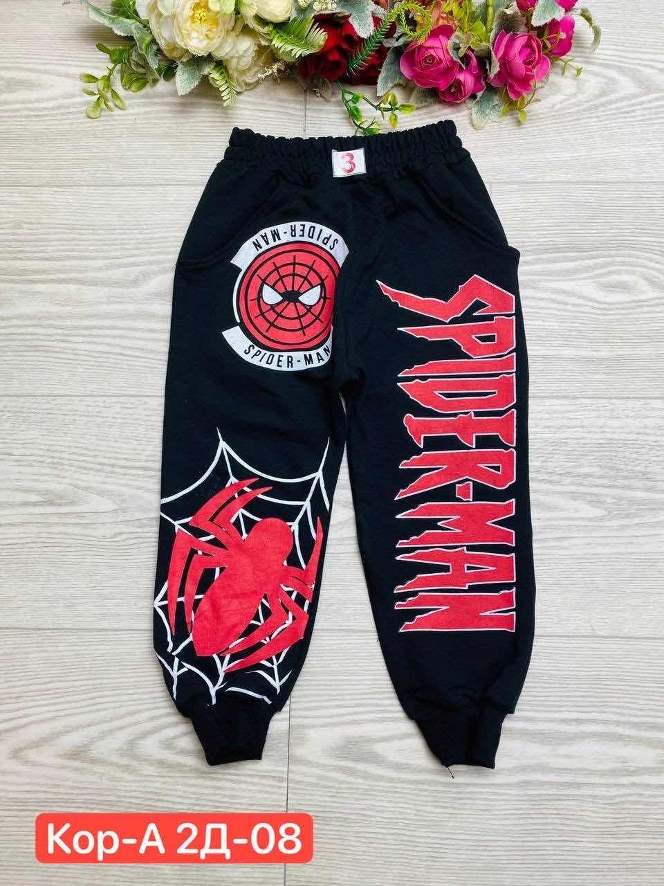 штаны для мальчика спортивные арт. 10074231,штаны для мальчика,спортивные штаны для мальчика,спортивные штаны джоггеры человек паук stella kids,штаны для мальчика арт.3779467