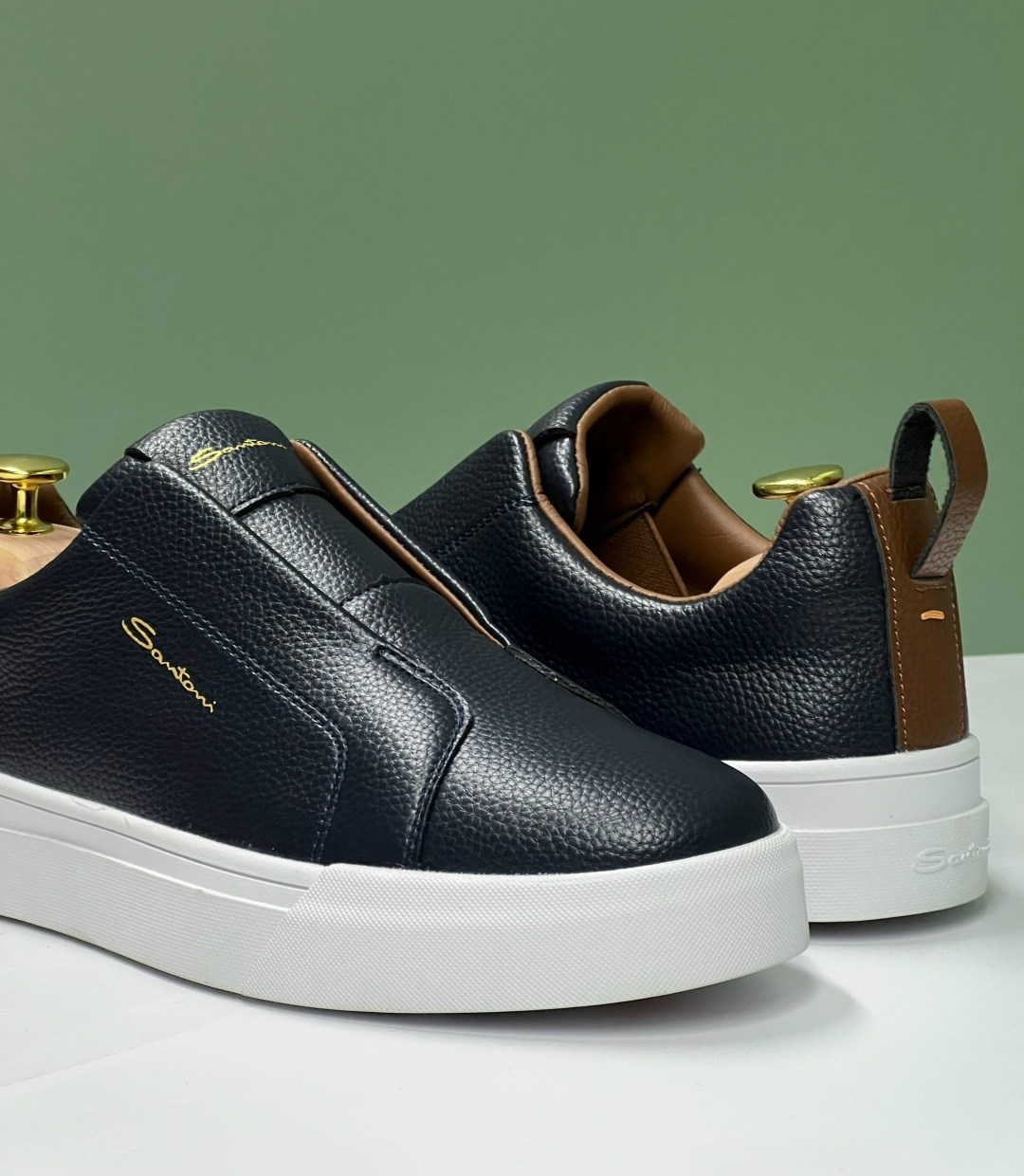 ,мужские слипоны,мужские кеды santoni,слипоны santoni,мужская