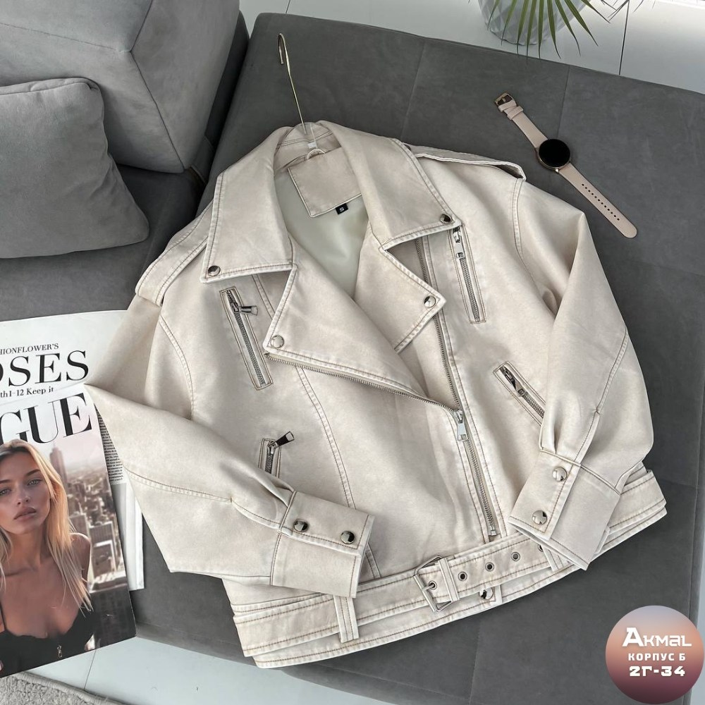 куртка из искусственной кожи женская,косуха кожаная куртка оверсайз queen sophie,куртка женская косуха,куртка косуха,кожаная женская куртка-косуха в молочном цвете