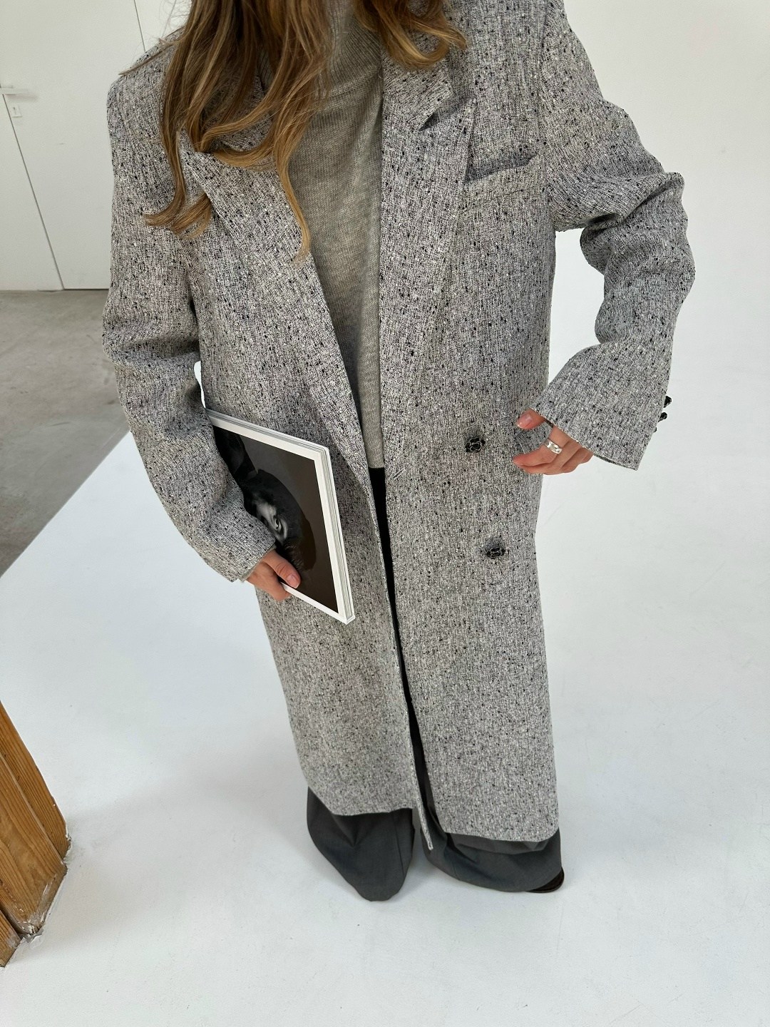 пальто серое,шерстяное пальто,пальто приталенное,пальто длинное,пальто