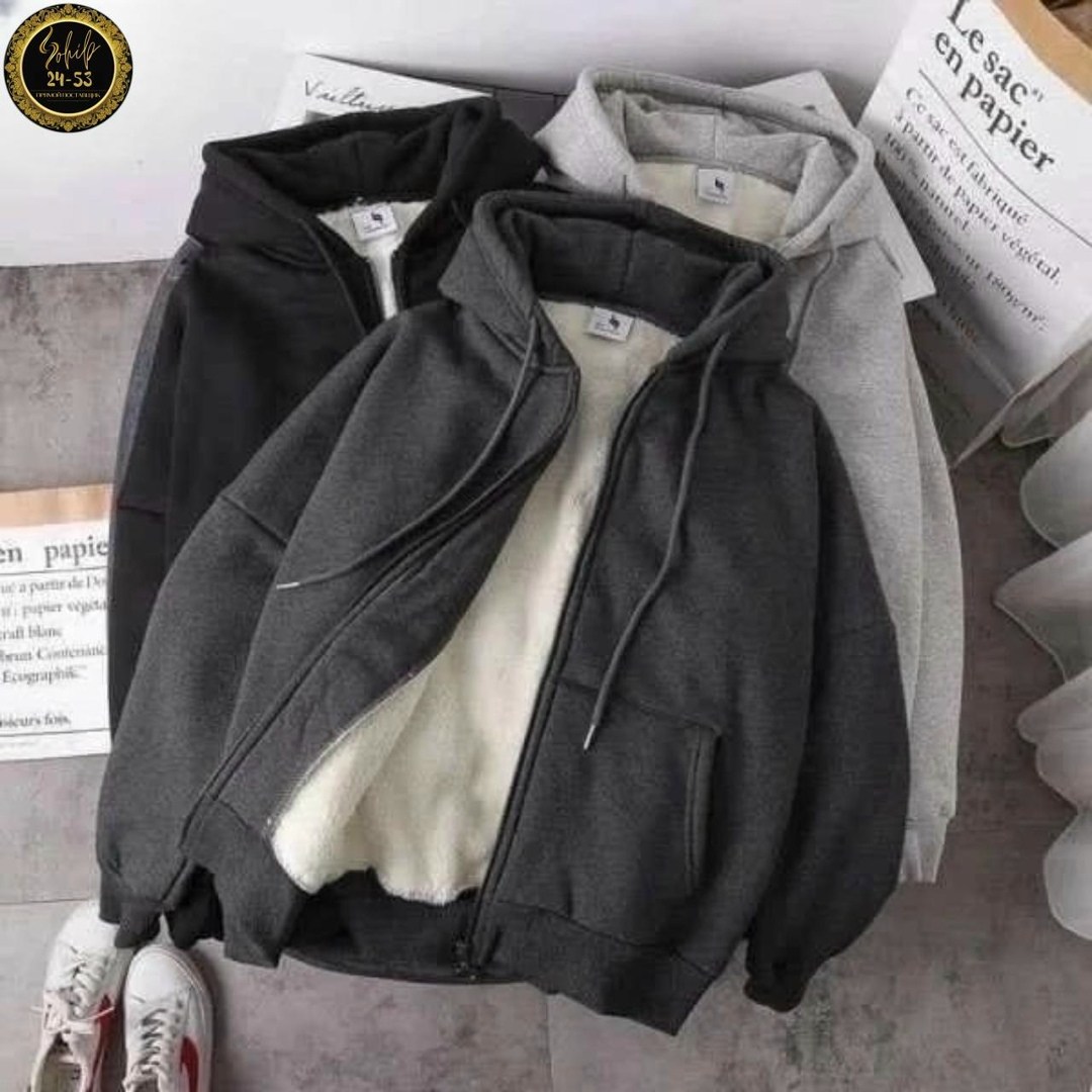 унисекс плюшевая утолщенная толстовка с капюшоном на молнии,толстовка с капюшоном на молнии из плюша,мужская однотонная толстовка с капюшоном и подкладкой,толстовка с капюшоном,толстовка повседневная