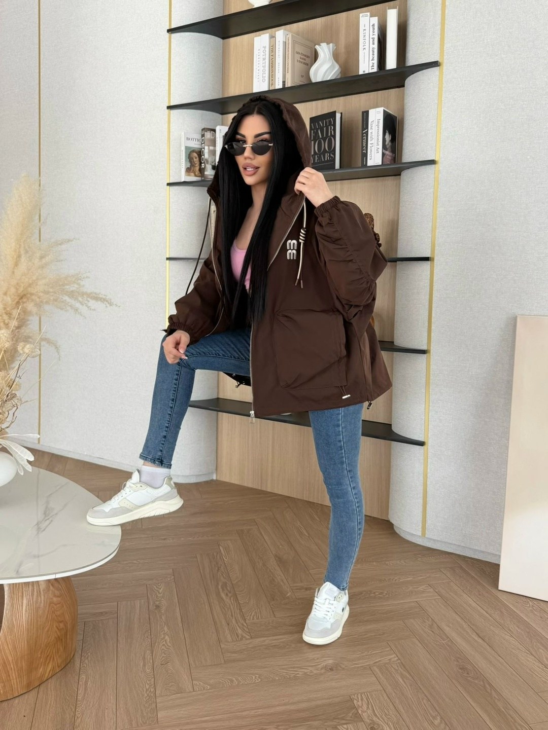 куртка женская,ветровка женская,бомбер утепленный с капюшоном оверсайз sondi,куртка бомбер,куртка женская демисезонная