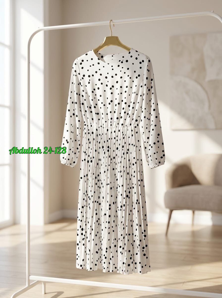 женское платье в горошек,платье,платье женская,платье женское шифоновое,шифоновое платье