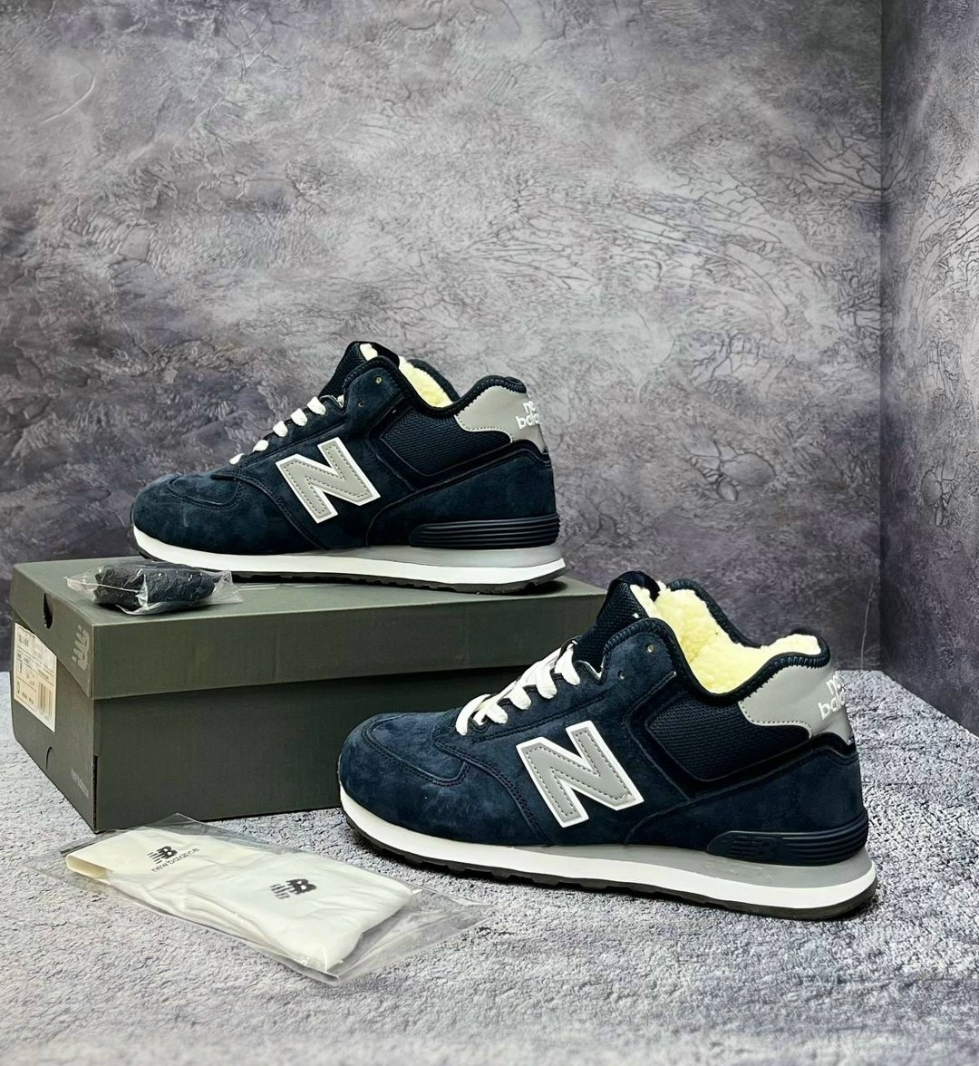 кроссовки зимние new balance 574,кроссовки зимние высокие new balance 574,кроссовки new balance 574,кроссовки new balance 574 mid blue grey с мехом,кроссовки нью бэланс 574 зимние