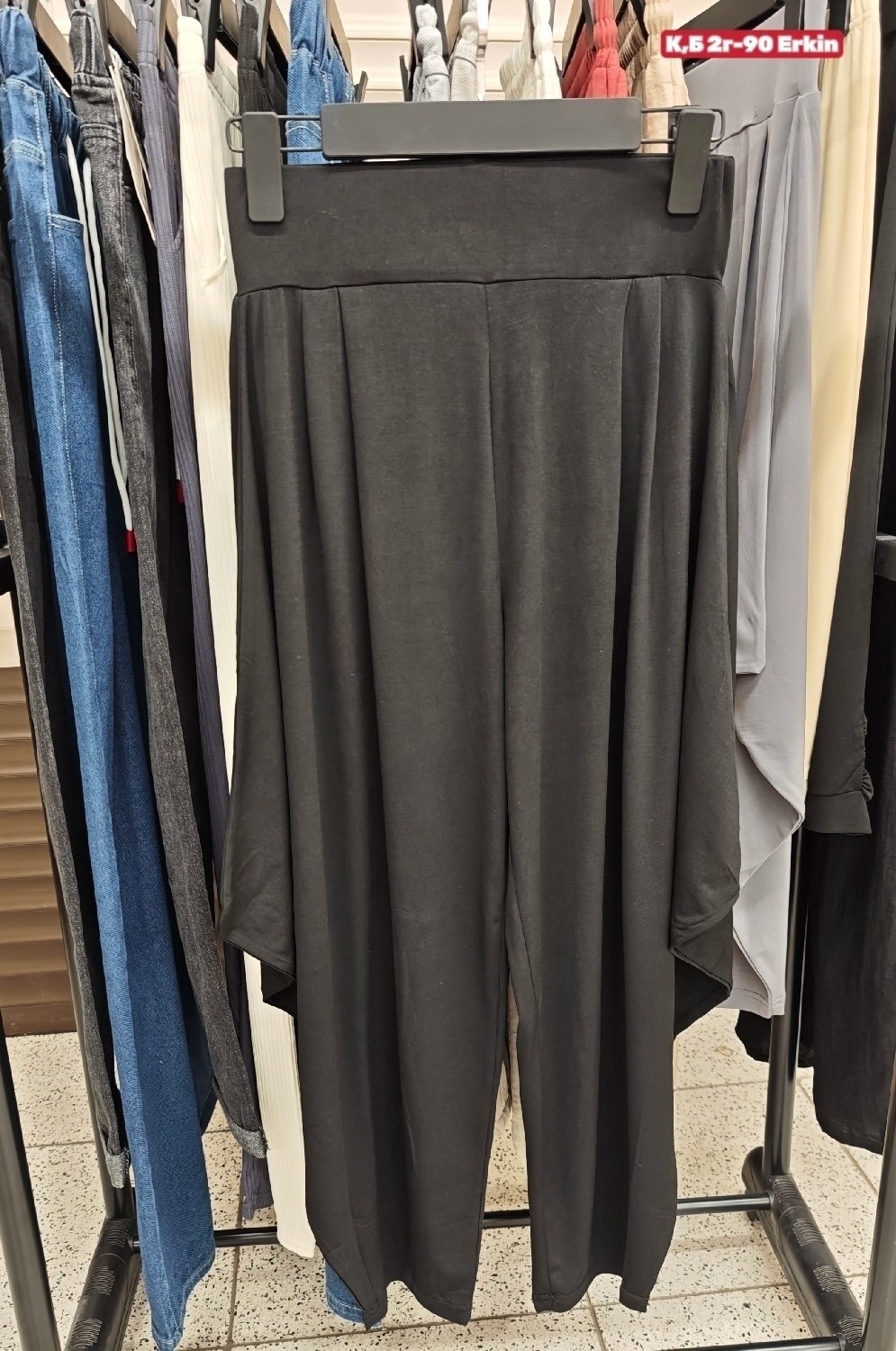 широкие брюки,брюки коллекция аниса,брюки-юбка большого размера с модным асимметричным кроем,юбка штаны,юбка-брюки