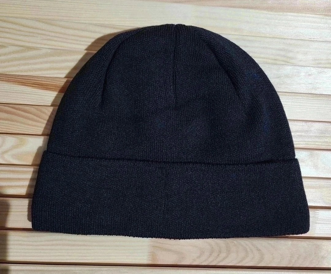 черная шапка флисовая,шапка флисовая,шапка зимняя флисовая,шапка 7.26 флисовая черная,шапка зимняя флисовая двухслойная