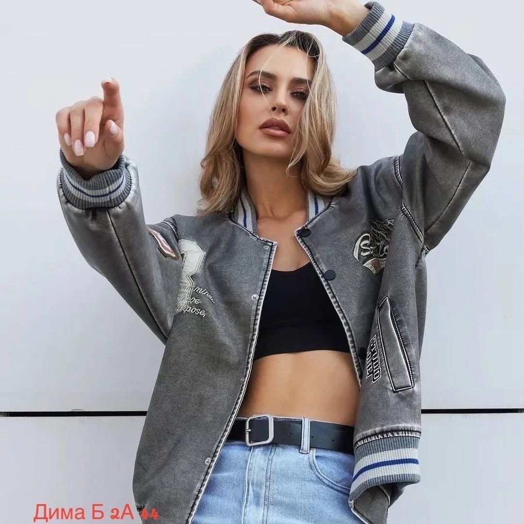 куртка-бомбер, куртки женские,куртки ,бомбер женская,куртка кожаная бомбер оверсайз burhon style