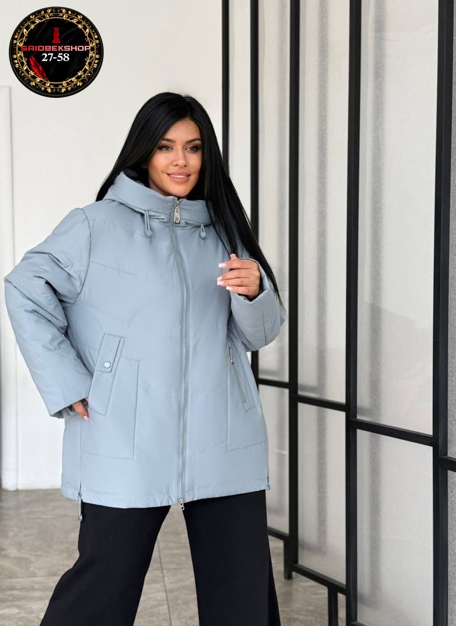 женская демисезонная куртка,куртка женская,куртка демисезонная,стеганые куртки 2026,куртка весна с капюшоном стеганая короткая t fashion