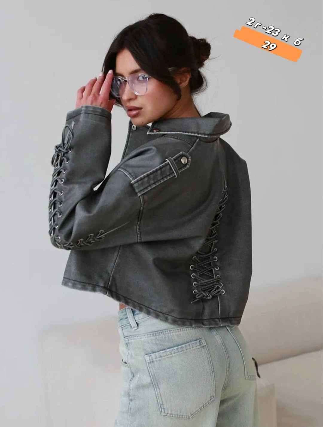 косуха винтажная куртка кожаная oversize серая monyken,кожаная куртка косуха,косуха женская,кожаная куртка косуха женская,куртка косуха