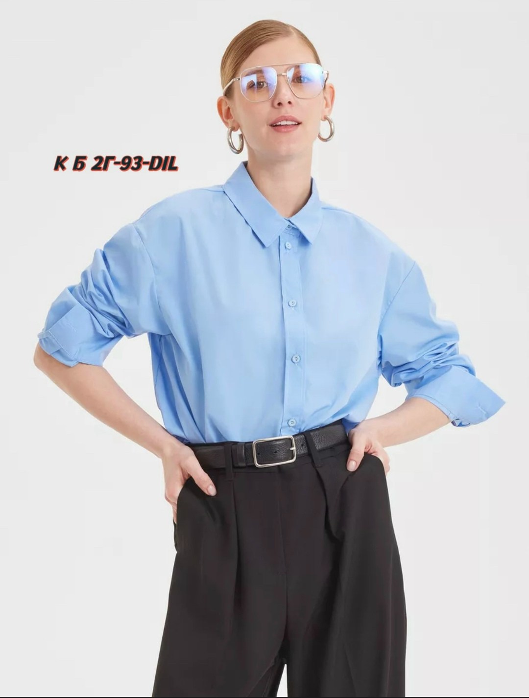 рубашка gizart 15357 голубая,рубашка женская голубая,женская рубашка,рубашка голубая,рубашка женская mist