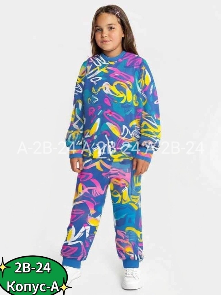 детская пижама,детская пижама хлопковая,детская пижама из хлопка,пижама детская со штанами футер averkova 258276223,пижама для девочек