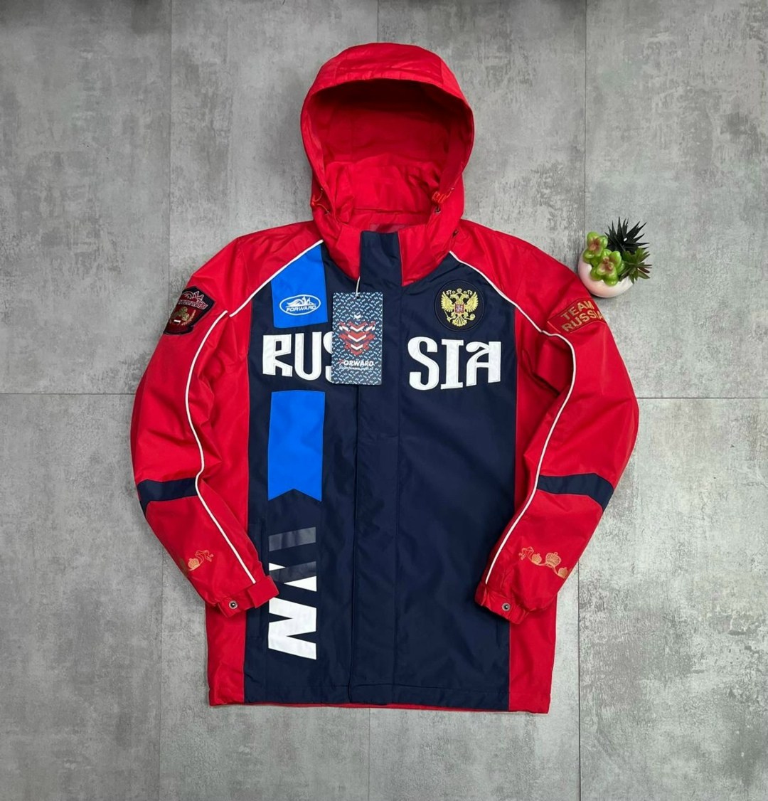 куртка russia forward красная,ветровка russia forward,куртка russia forward,демисезонная куртка russia,куртка ветровка forward russia р. 44-52