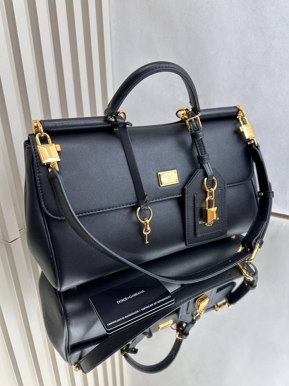 чёрная женская сумка my sicily dolce & gabbana,большая сумка тоут sicily dolce&gabbana,сумка дольче габбана,сумка dolce & gabbana,сумка дольче габбана sicily 62