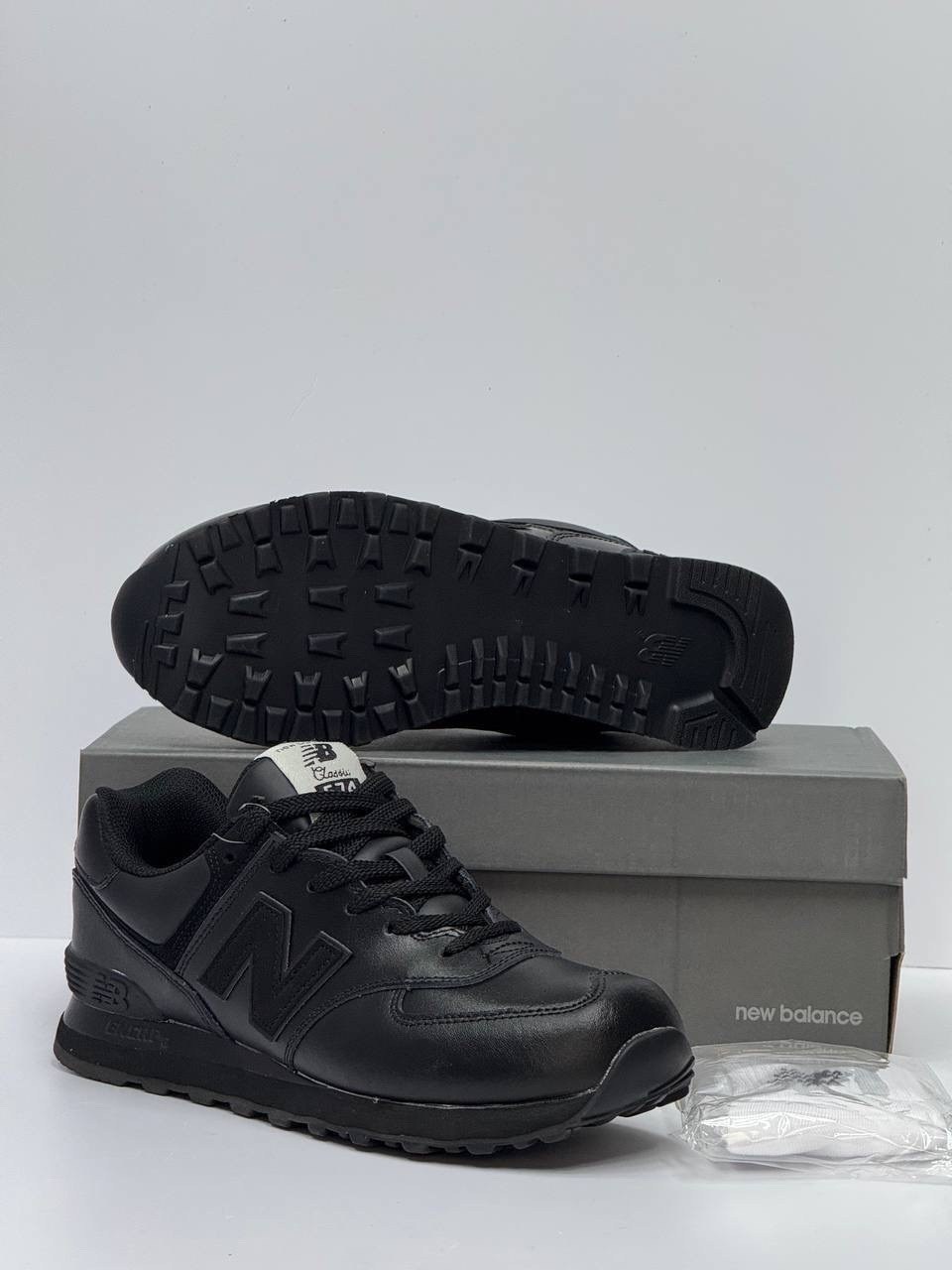 new balance 574 мужские кожаные черные,кроссовки new balance 574,new balance 574 черные,new balance 574 кожаные,кроссовки new balance