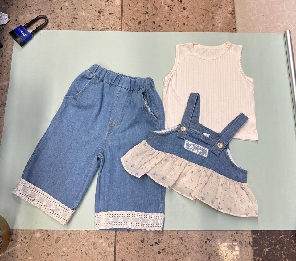 комплект одежды для девочек,джинсовый костюм для девочки,джинсовые костюмы тройка,джинсовые костюмы,одежда для маленьких девочек