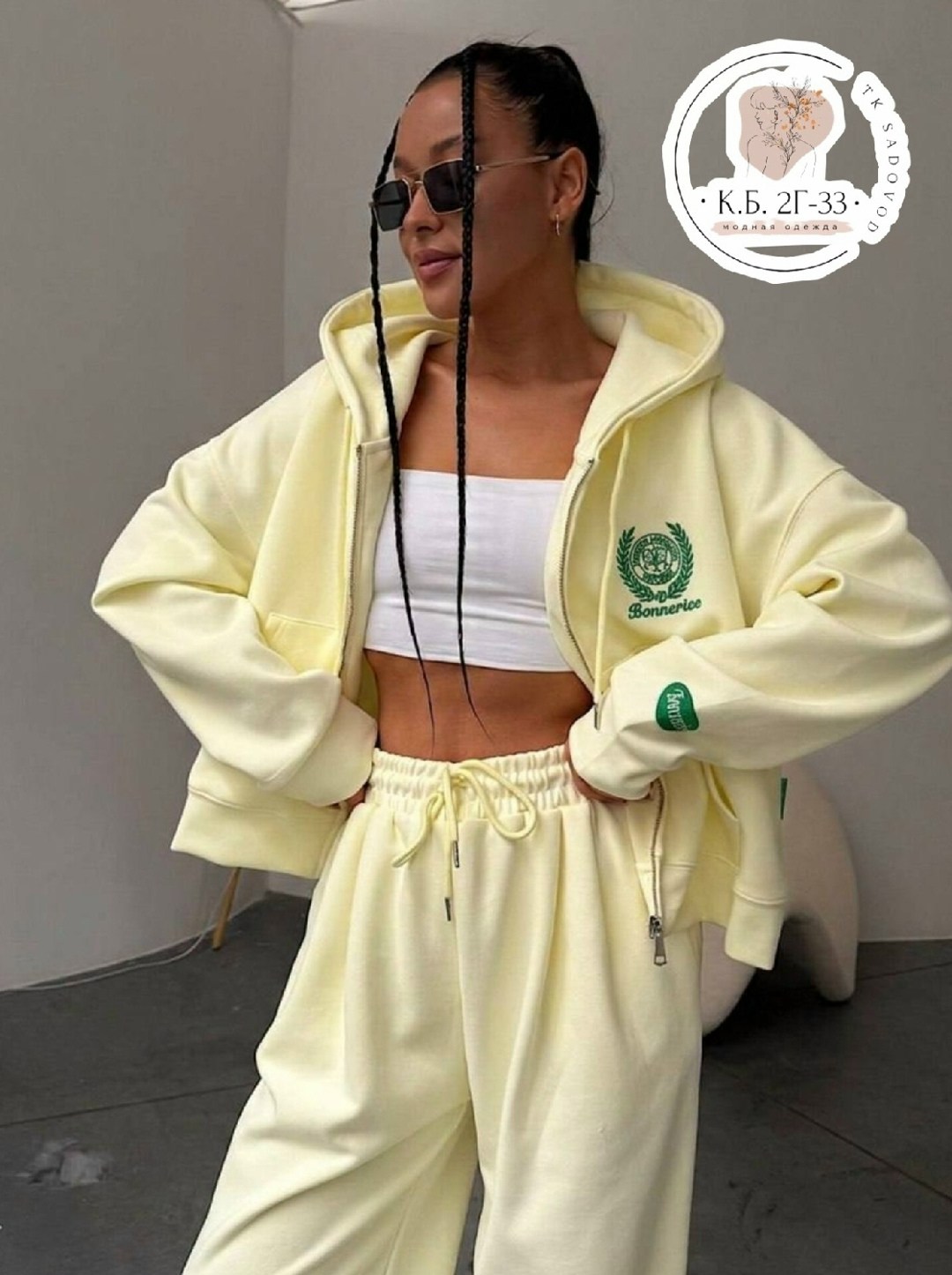 костюм спортивный,спортивный костюм bonneriee club корея,спортивный костюм женский,спортивные женские костюмы на флисе,костюм спортивный оверсайз с начесом палаццо и зип худи micca 526679758
