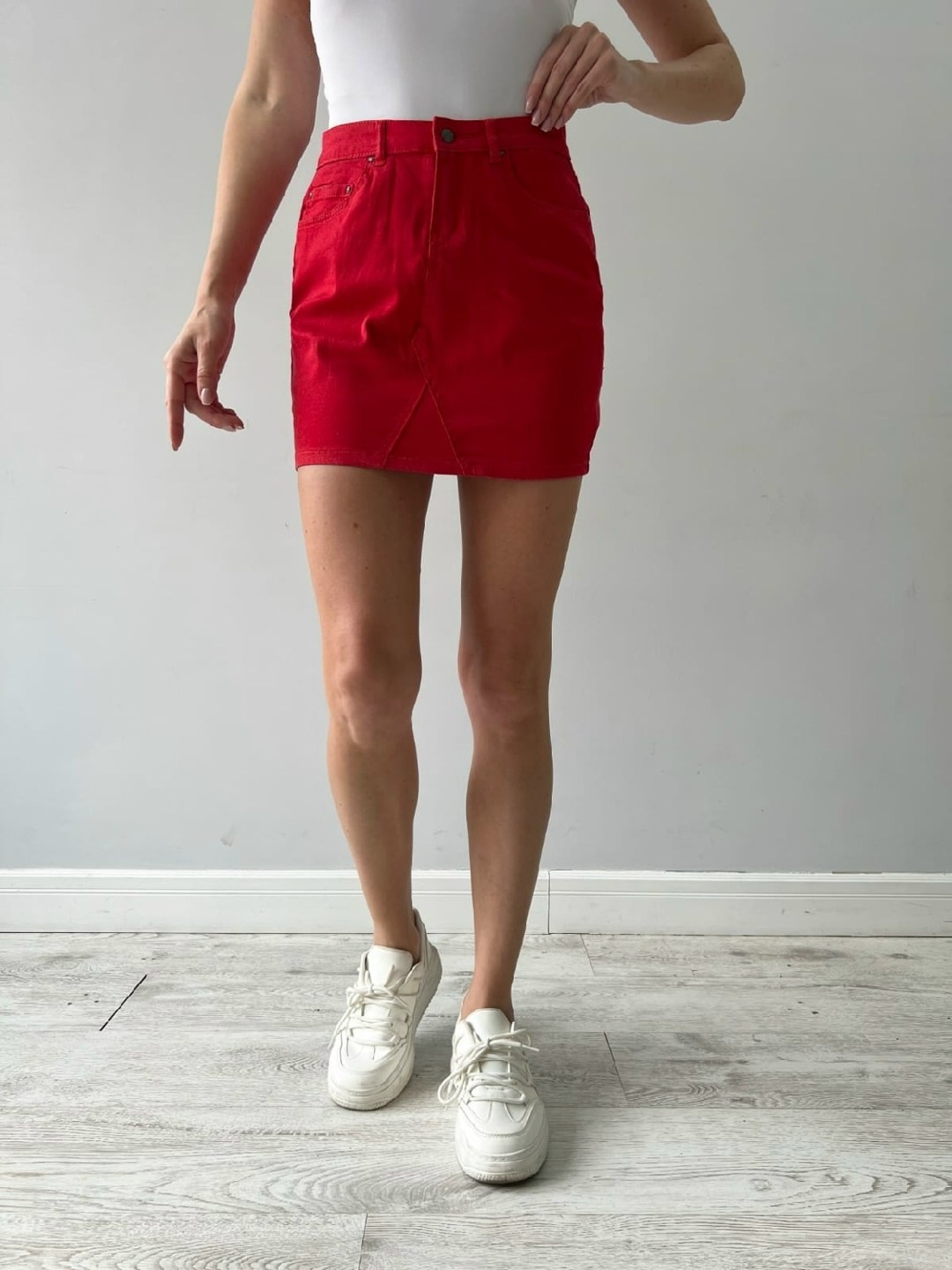 юбка женская красная,юбка мини,красная мини юбка,asos design denim mini skirt in red,красная юбка джинсовая