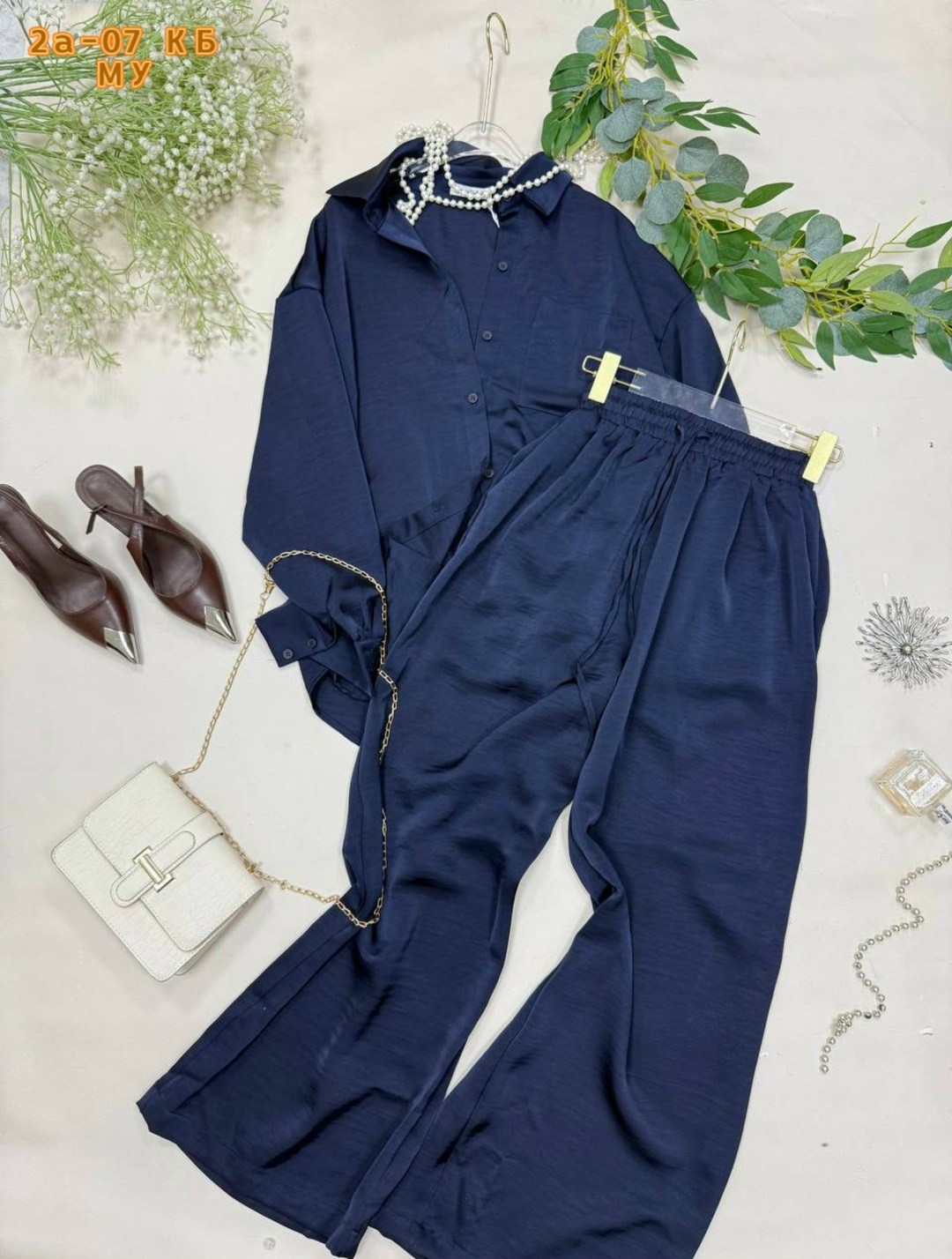 брючный костюм женский,костюм в пижамном стиле,шелковый костюм,атласный брючный костюм,шелковые брюки