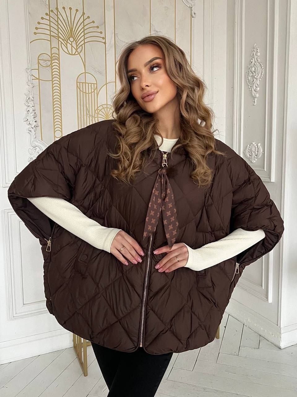 куртка женская,куртка стеганая оверсайз с капюшоном okxana utova brand,куртка,стеганый пуховик,куртка стеганая оверсайз с капюшоном okxana utova brand 280179549