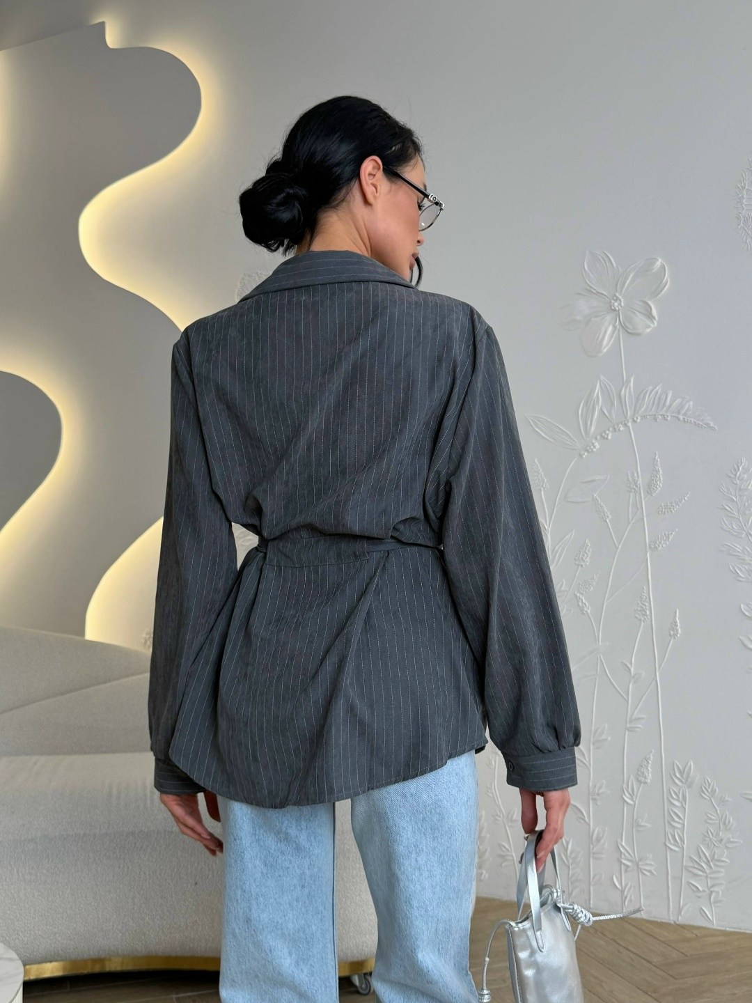 блузка стильная,стильные костюмы,женская рубашка,модная блузка,блузка серая