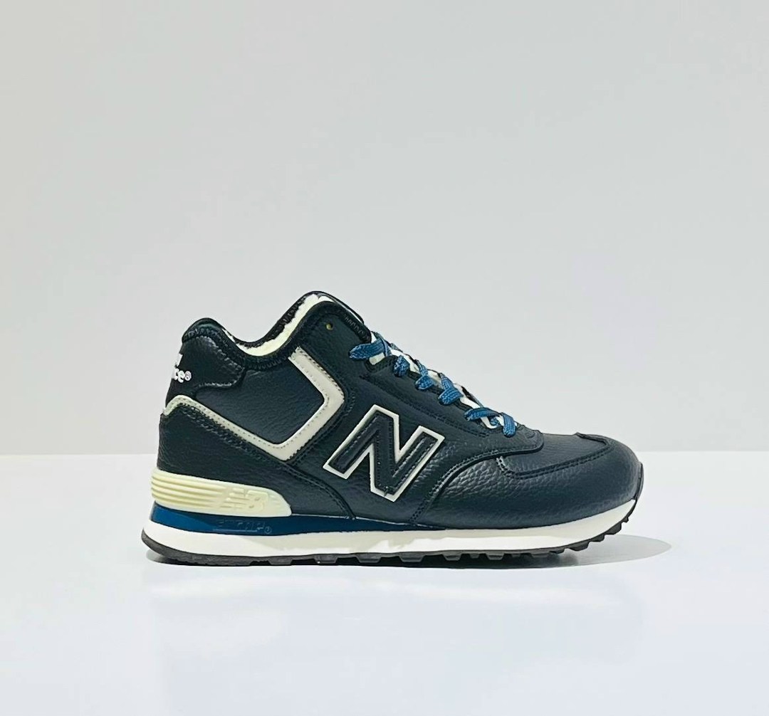 кроссовки зимние new balance 574,кроссовки new balance 574,кроссовки new balance 574 high leather blue с мехом,зимние кроссовки new balance,кроссовки мужские new balance 574