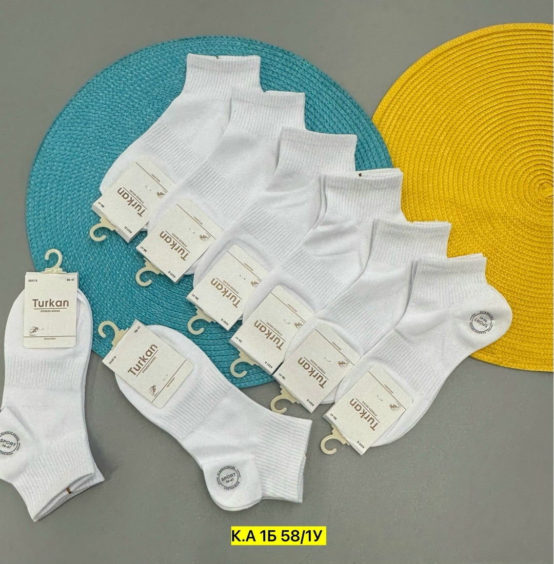 носки белые женские,носки женские,носки короткие набор 10 пар туркан,носки женские набор короткие белые,носки женские набор