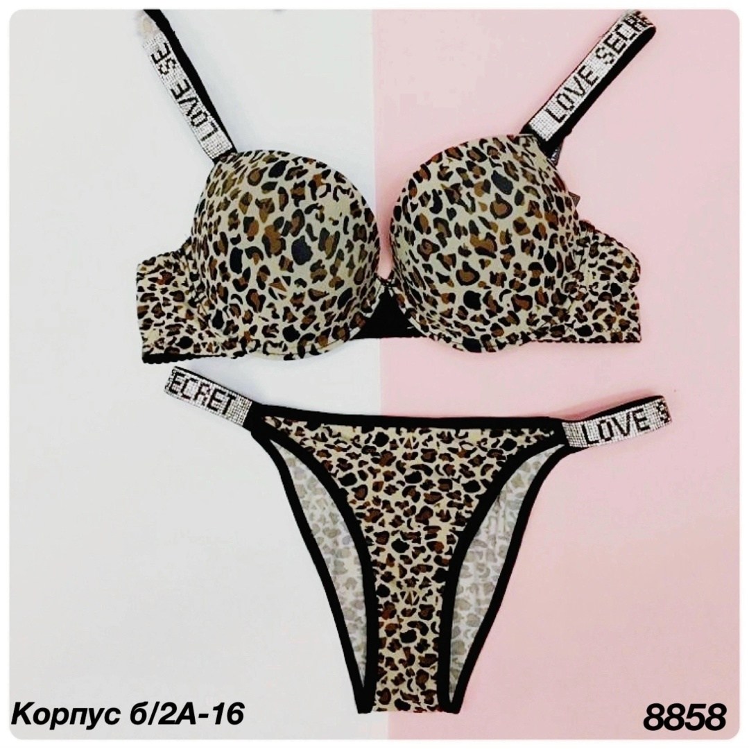 виктория сикрет леопардовый комплект,комплект нижнего белья,женское нижнее белье комплект,комплект нижнего белья со стразами пуш ап victoria's secret,комплект нижнего белья со стразами victoria's secr