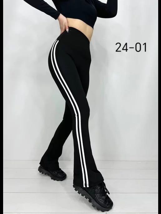 брюки клеш,брюки с полоской,женские спортивные брюки,брюки с полоской по бокам клеш,трикотажные брюки