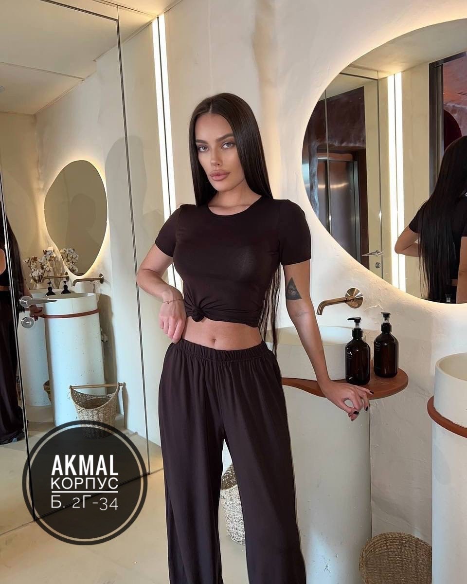 костюм женский черный,костюм женский,стильные костюмы,костюм с брюками палаццо,костюм брючный женский