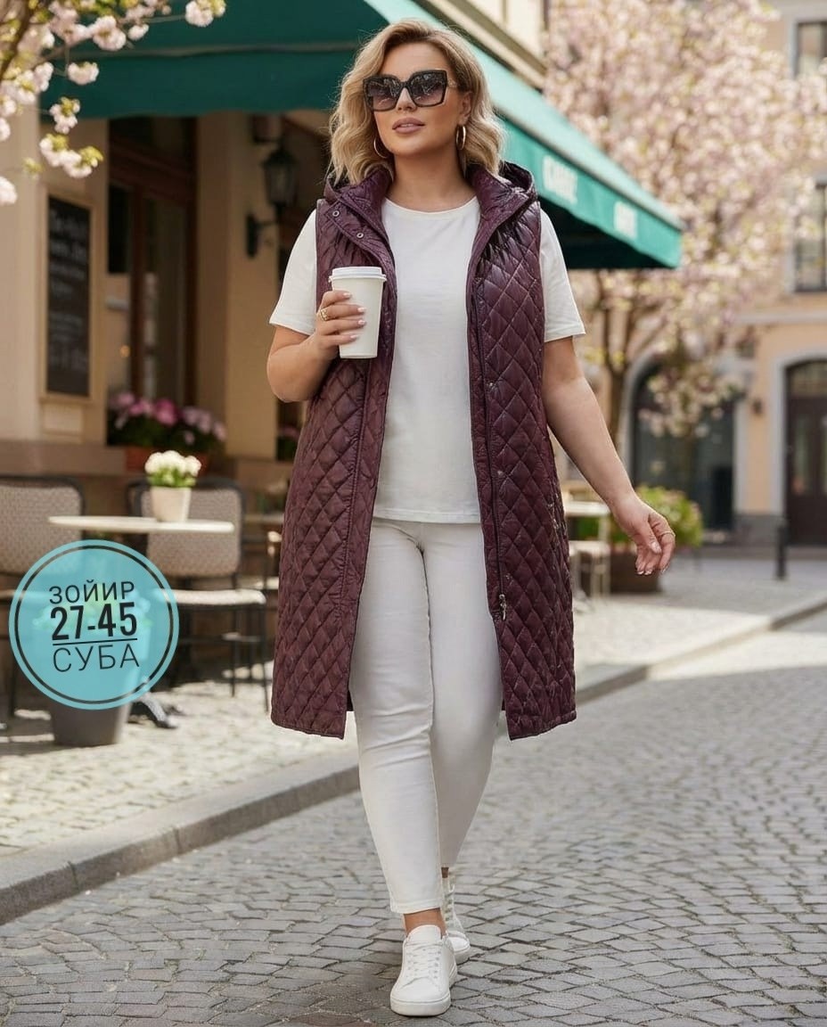 женская жилетка,жилет удлиненный,жилет,женские жилеты,жилетка на синтепоне