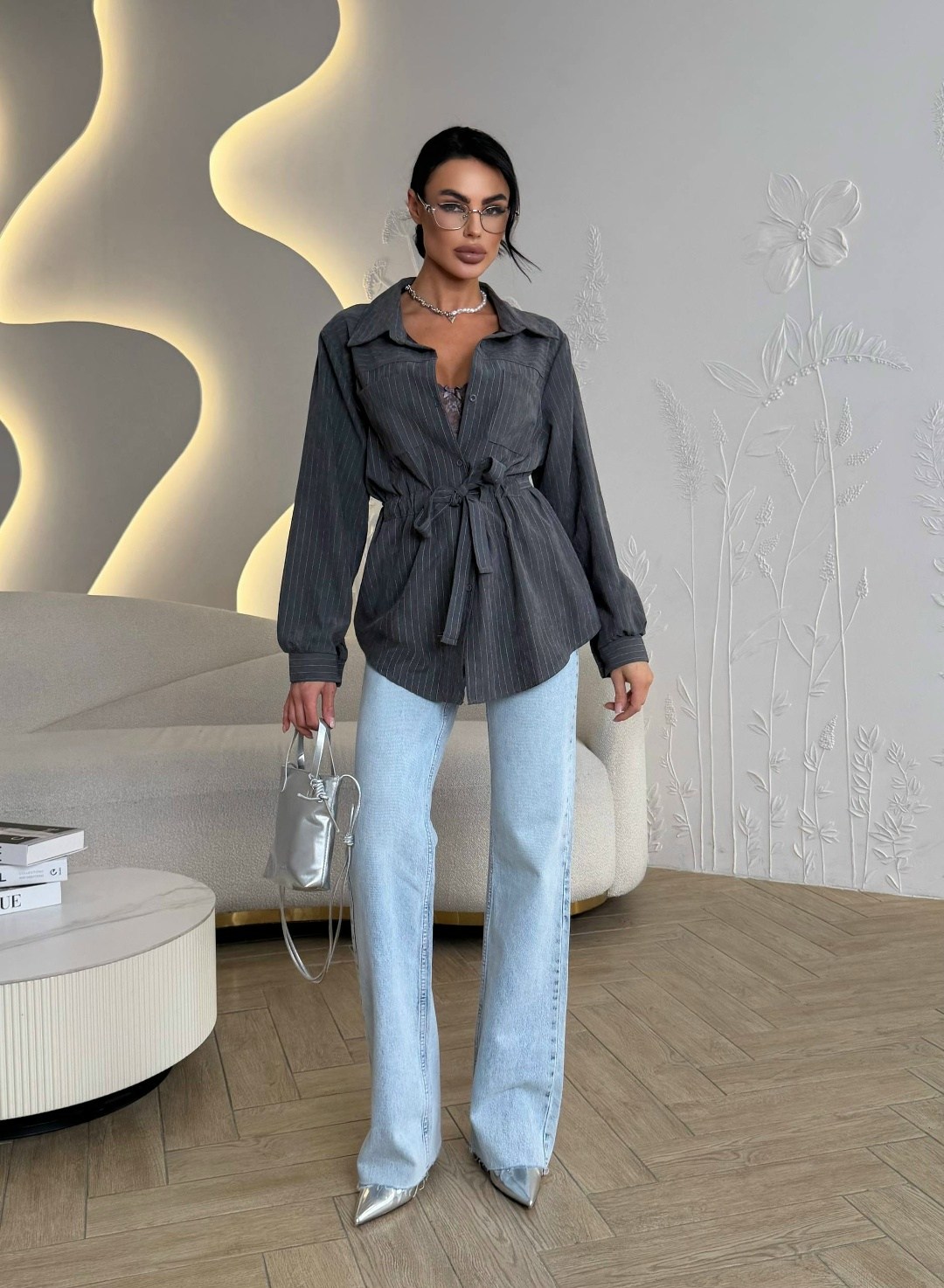 блузка стильная,стильные костюмы,женская рубашка,модная блузка,блузка серая