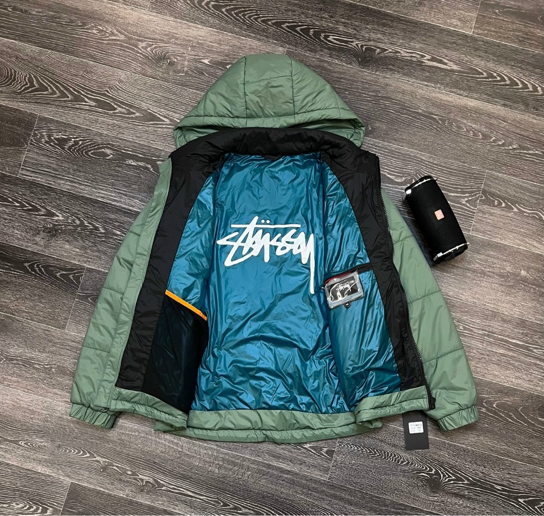 куртка мужскaя демисезонная,пуховик stussy micro ripstop down parka,зимняя куртка,куртка stussy,демисезонная куртка