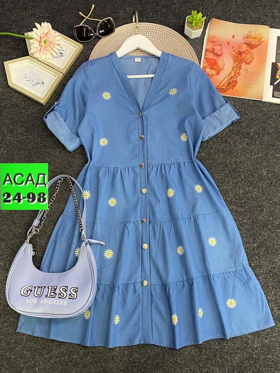 джинсовое платье женское,платье джинс,джинсовая платье,джинсовое платье на пуговицах с оборками shein,летнее джинсовое платье