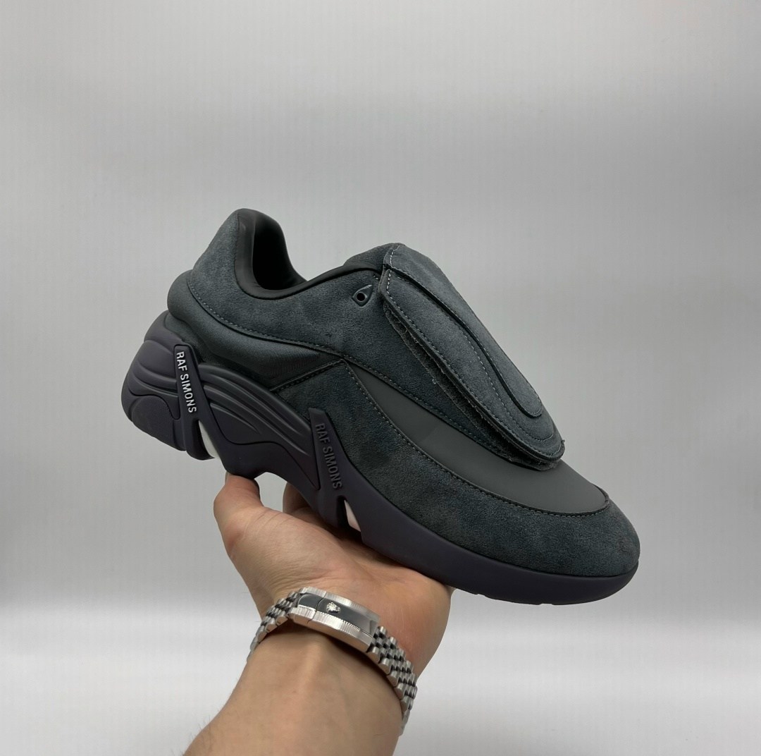 кроссовки raf simons antei,raf simons черные замшевые низкие кроссовки,кроссовки raf simons,кроссовки raf simons (runner) ante,raf simons antei