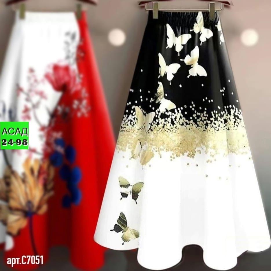 женская юбка с принтом,юбка с принтом,юбка большого размера женская,юбка женская,юбка средней длины