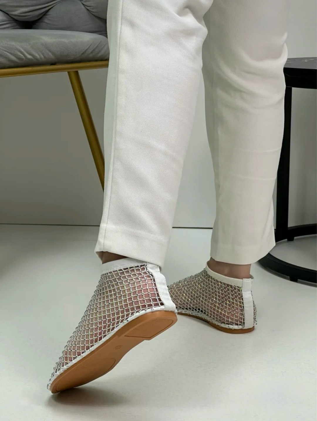 ,балетки летние со стразами,балетки сетка,женская ,босоножки в сетку