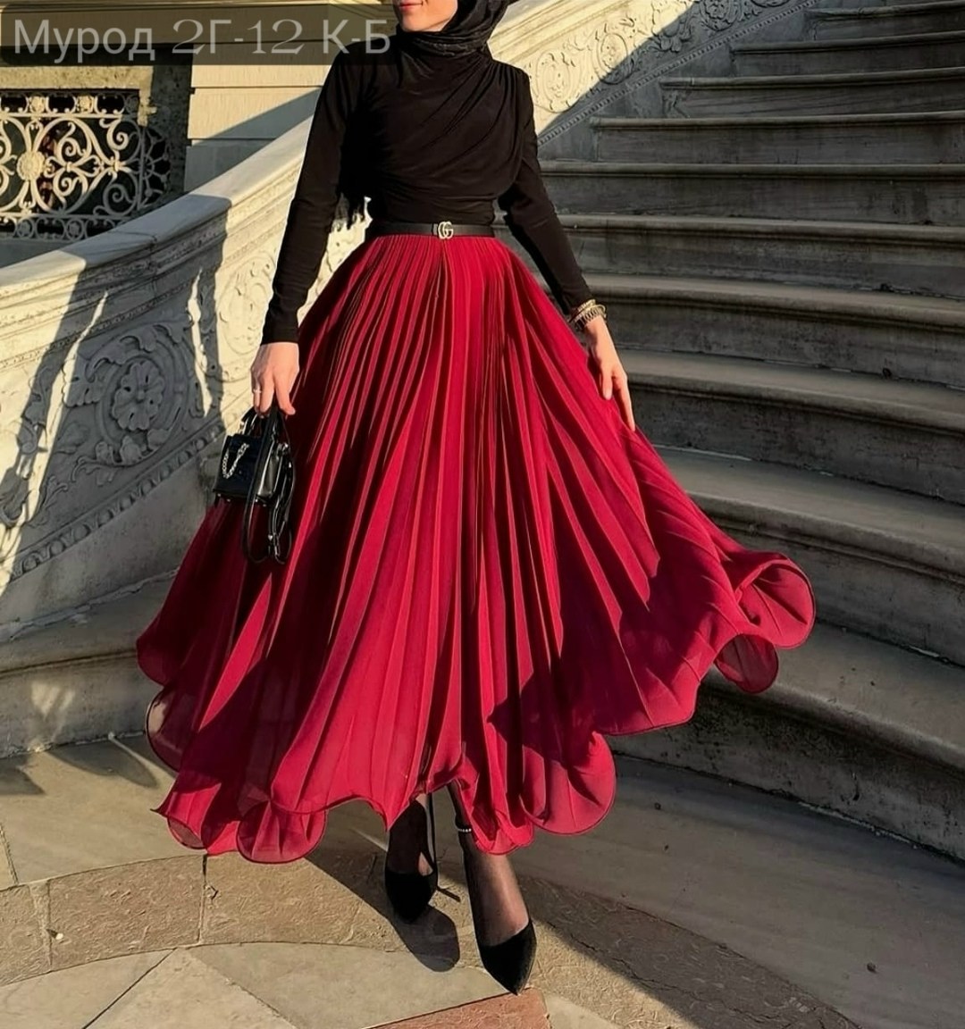 бордовая юбка плиссе,юбка,бархатная юбка плиссе,юбки для женщин