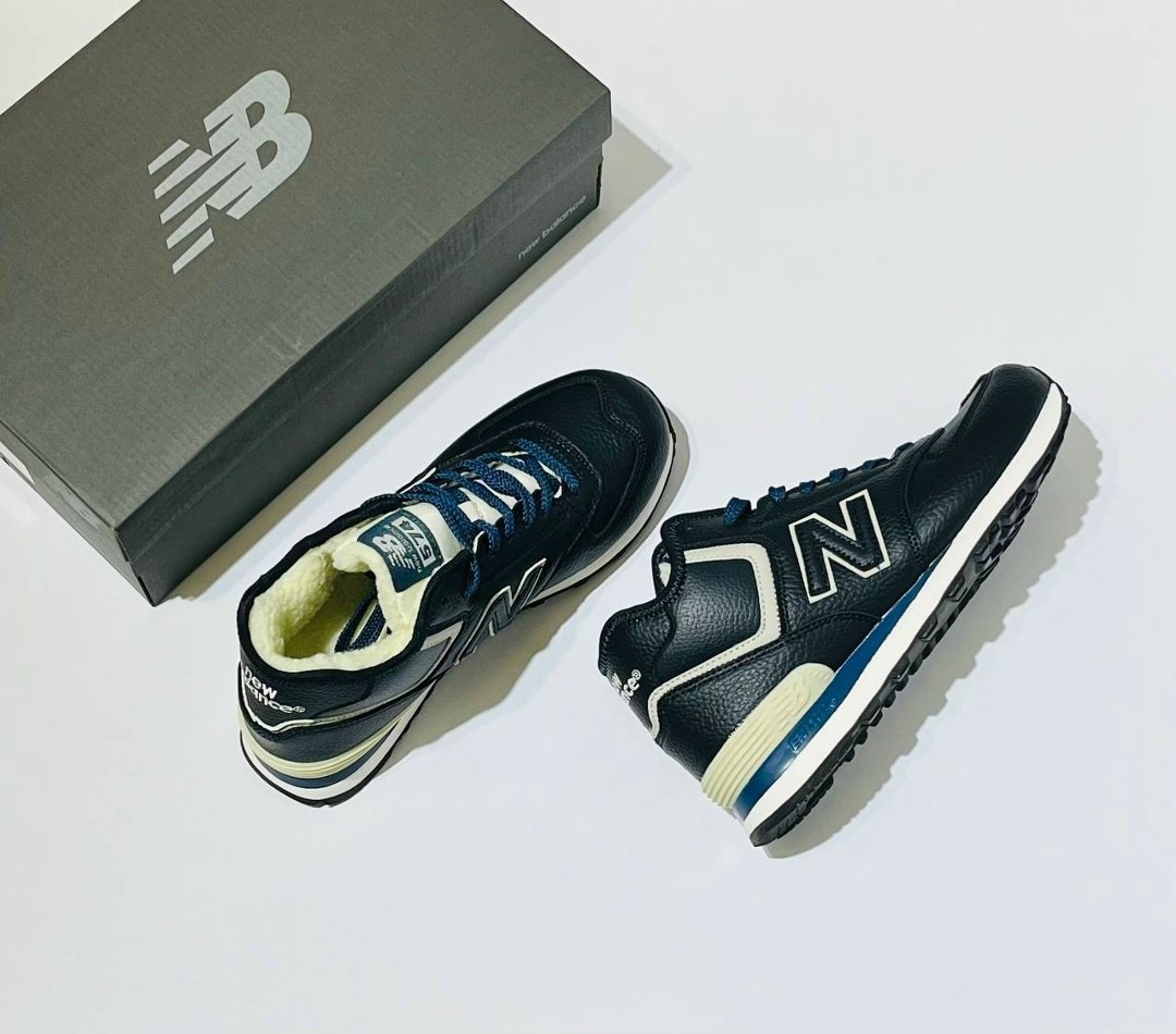 кроссовки зимние new balance 574,кроссовки new balance 574,кроссовки new balance 574 high leather blue с мехом,зимние кроссовки new balance,кроссовки мужские new balance 574