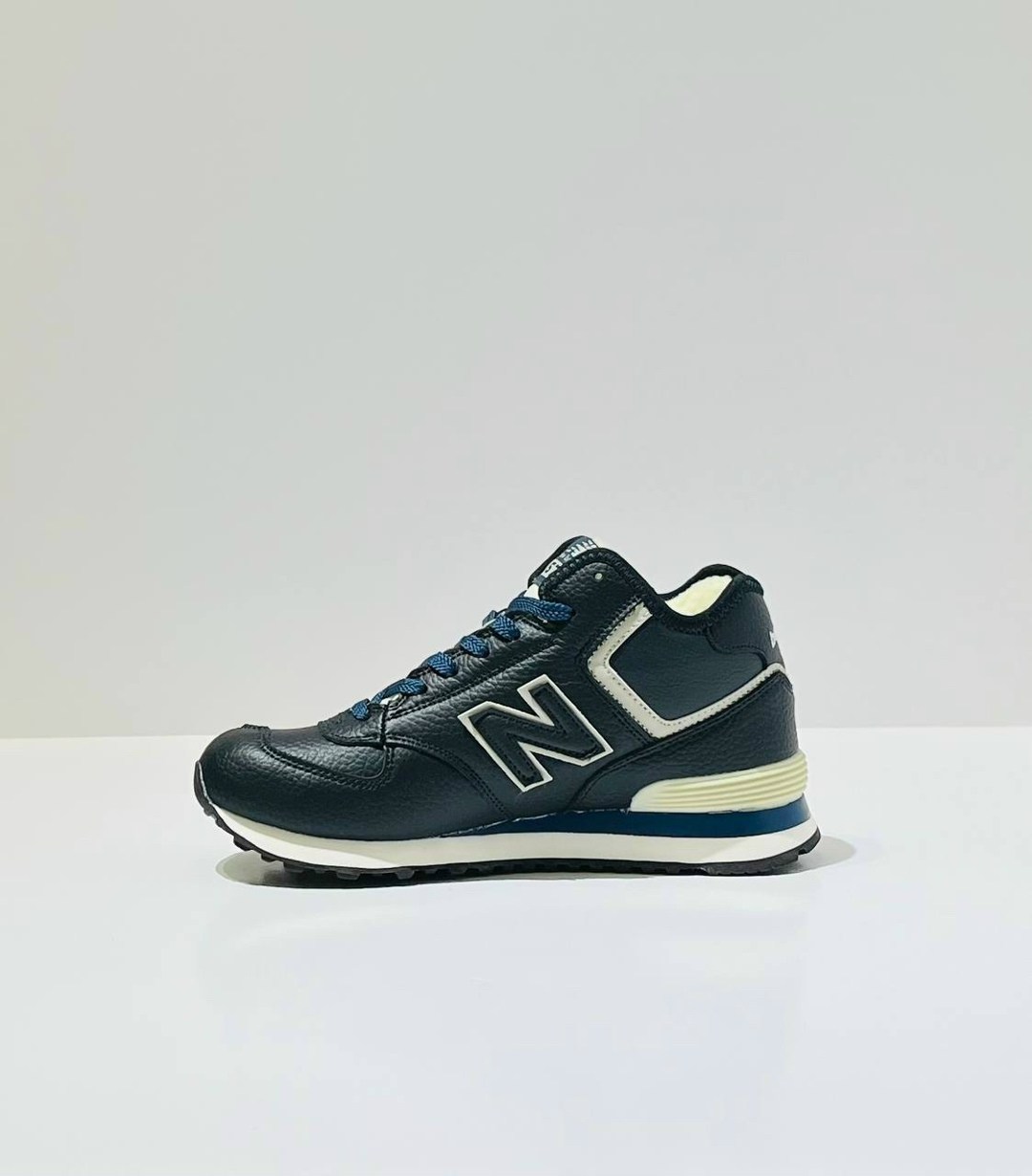 кроссовки зимние new balance 574,кроссовки new balance 574,кроссовки new balance 574 high leather blue с мехом,зимние кроссовки new balance,кроссовки мужские new balance 574