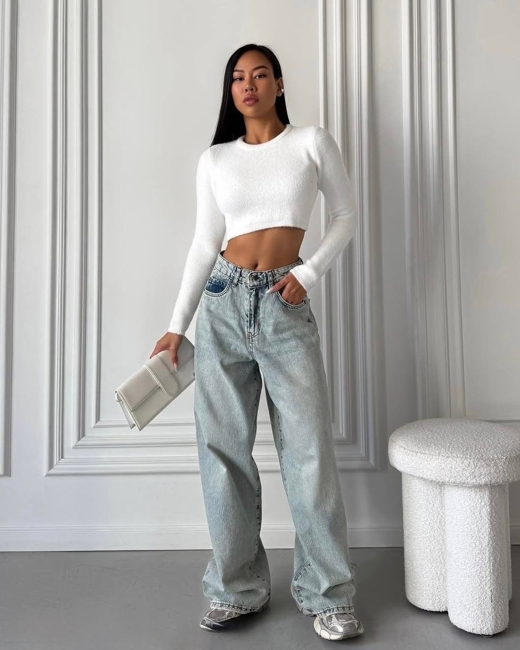 джинсы широкие,джинсы женские,джинсы широкие трубы,джинсы трубы женские,женские широкие джинсы